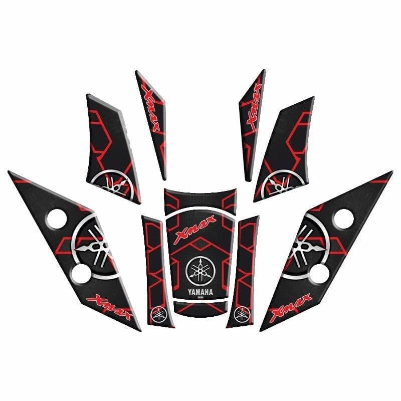 Yamaha Xmax 2018 - 2022 Uyumlu Tank Pad Set 011 aksesuar