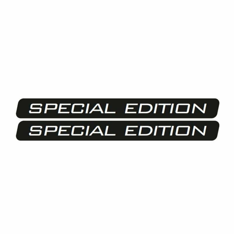 Specıal Edıtıon Logo Damla Stıcker aksesuar