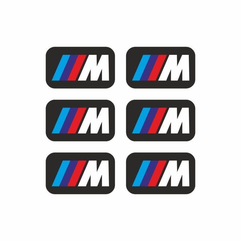 M 6 LI Logo Damla Stıcker aksesuar