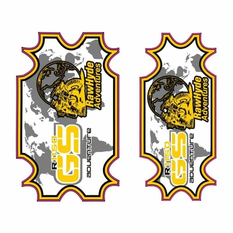 BMW GS R1150 Uyumlu Yan Çanta Üst Sticker aksesuar