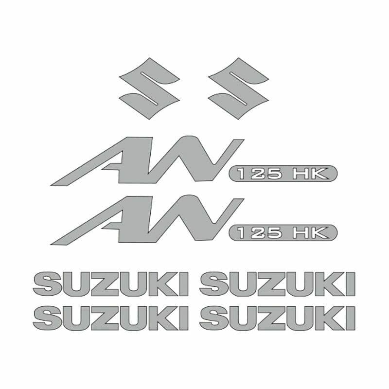 Suzukı AN 125 HK Uyumlu Sticker Set aksesuar