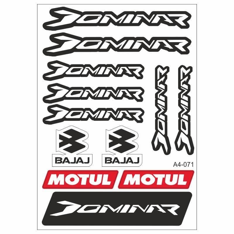 A4 Sticker 071 TEK Paket Çoklu Sticker aksesuar