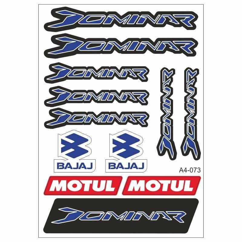 A4 Sticker 073 TEK Paket Çoklu Sticker aksesuar