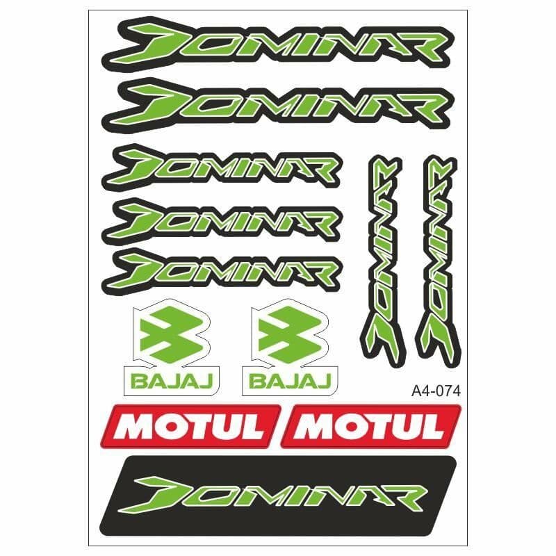 A4 Sticker 074 TEK Paket Çoklu Sticker aksesuar