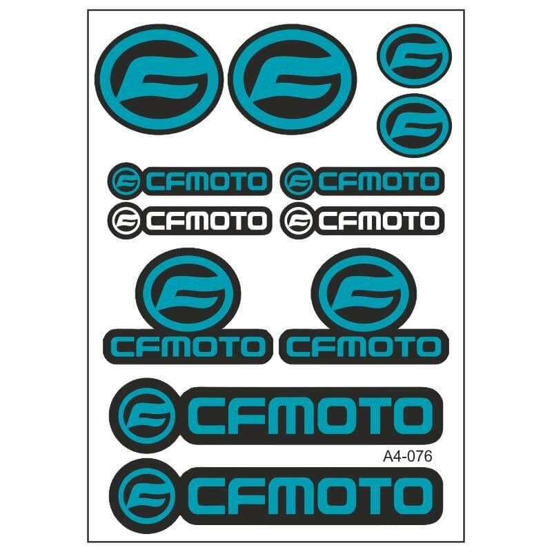 A4 Sticker 076 TEK Paket Çoklu Sticker aksesuar
