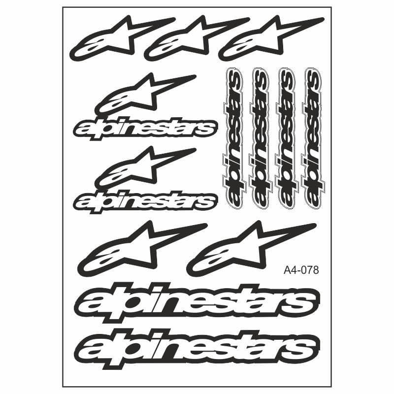 A4 Sticker 078 TEK Paket Çoklu Sticker aksesuar