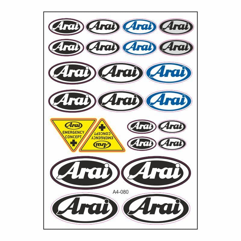 A4 Sticker 080 TEK Paket Çoklu Sticker aksesuar