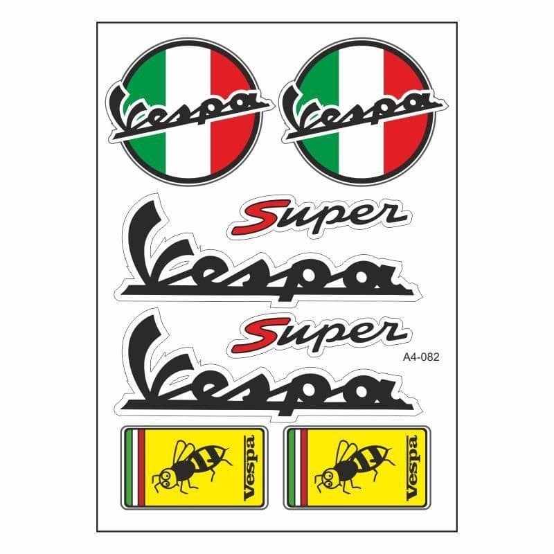 A4 Sticker 082 TEK Paket Çoklu Sticker aksesuar