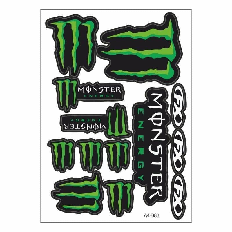 A4 Sticker 083 TEK Paket Çoklu Sticker aksesuar