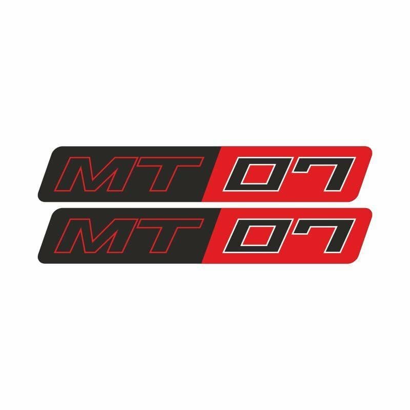 Yamha MT07 Uyumlu Kırmızı 15X2 CM Damla Sticker aksesuar
