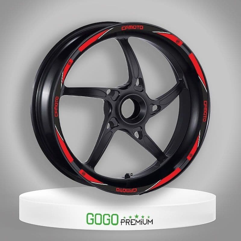 CF Moto Uyumlu Kırmızı 1 Set Jant Şeridi aksesuar