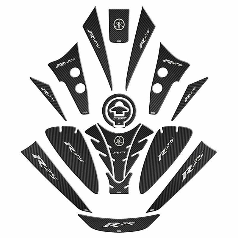 Yamaha R25 2019 - 2024 Uyumlu Tank PAD Set 001 aksesuar