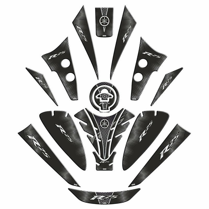 Yamaha R25 2019 - 2024 Uyumlu Tank PAD Set 002 aksesuar