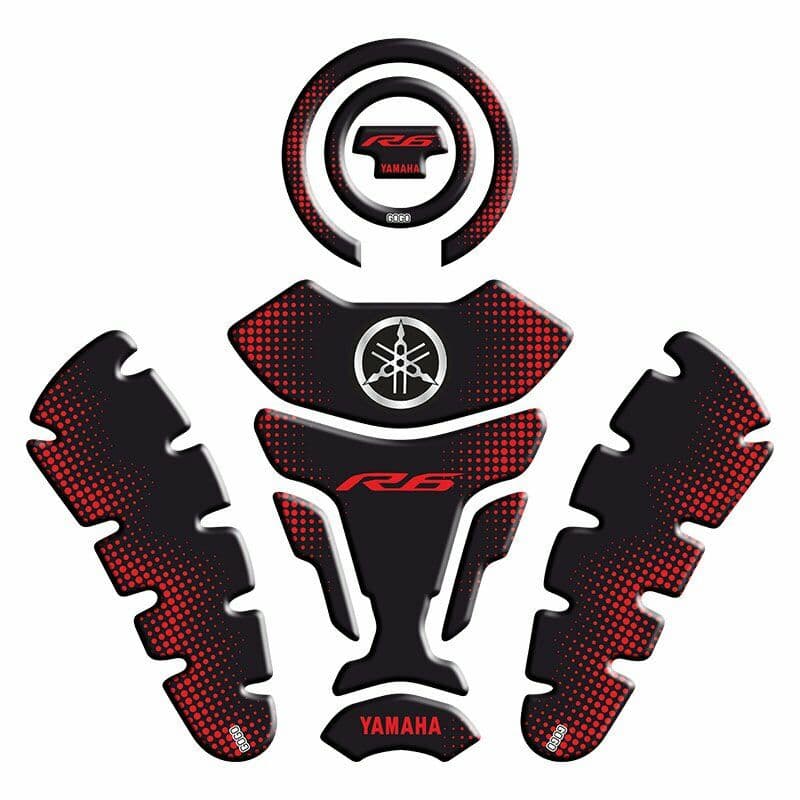 Yamaha R6 Uyumlu Tank PAD Set 003 aksesuar