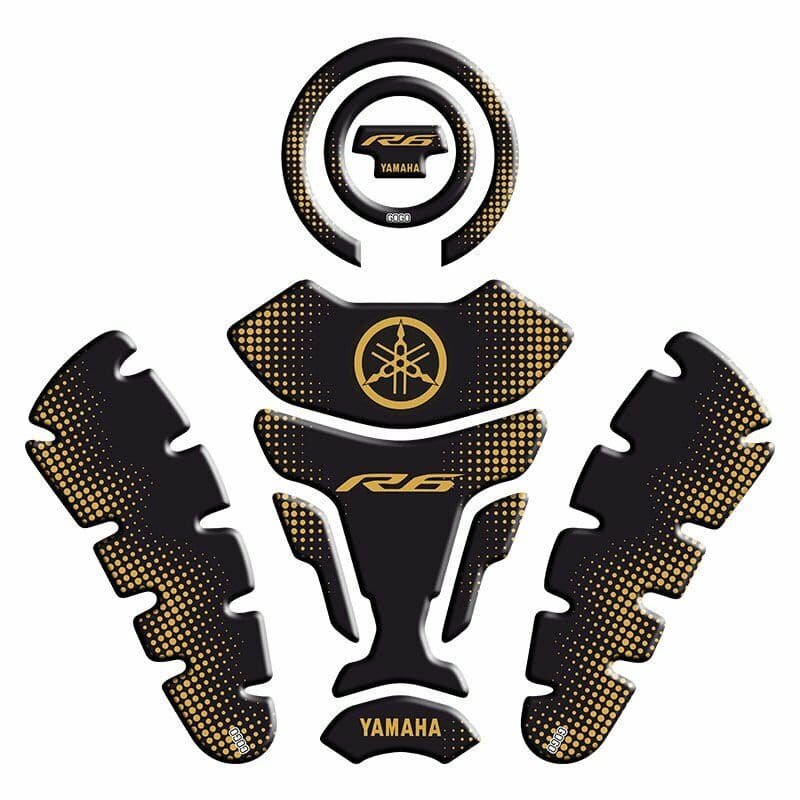 Yamaha R6 Uyumlu Tank PAD Set 004 aksesuar