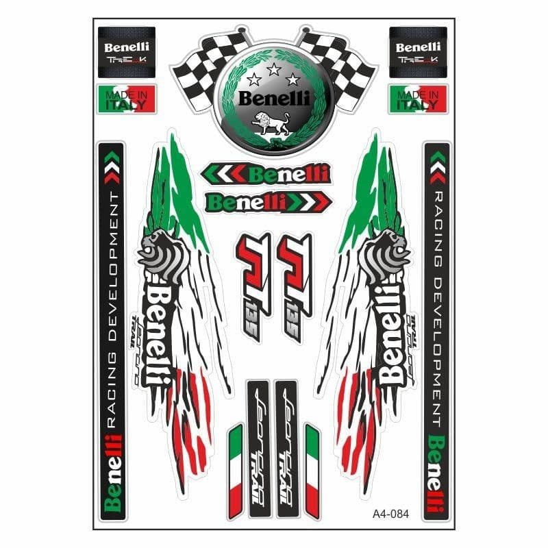 A4 Sticker 084 TEK Paket Çoklu Sticker aksesuar