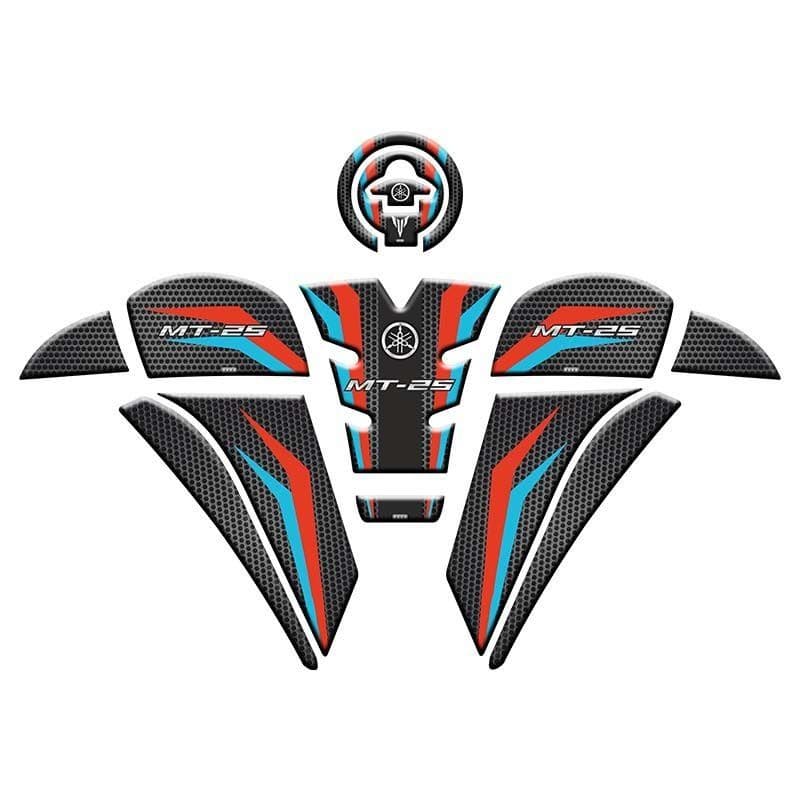 Yamaha MT25 2020 - 2024 Uyumlu Tank PAD Set 010 aksesuar