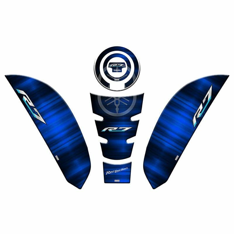 Yamaha R7 2021 - 2024 Uyumlu Tank PAD Set 003 aksesuar