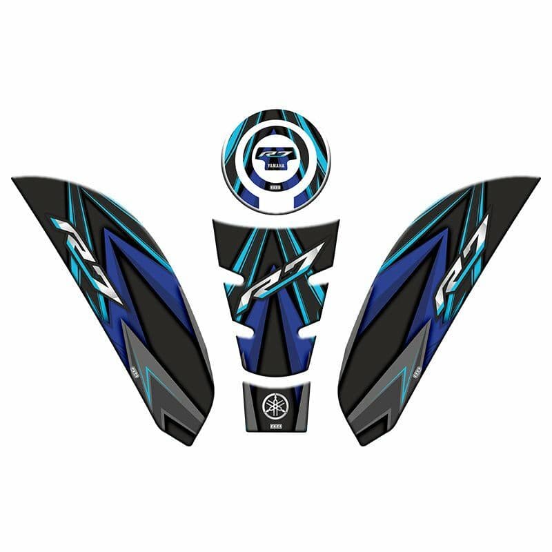 Yamaha R7 2021 - 2024 Uyumlu Tank PAD Set 004 aksesuar