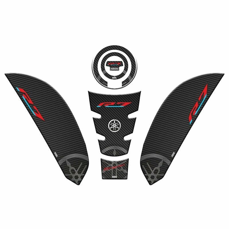 Yamaha R7 2021 - 2024 Uyumlu Tank PAD Set 006 aksesuar