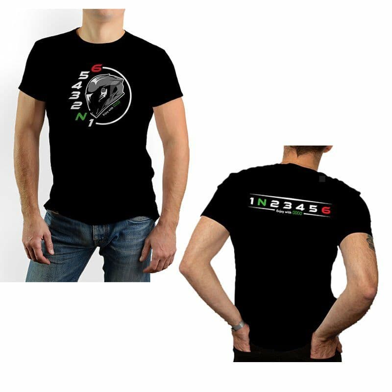 1N23456 Kasklı Desenli T-shirt aksesuar