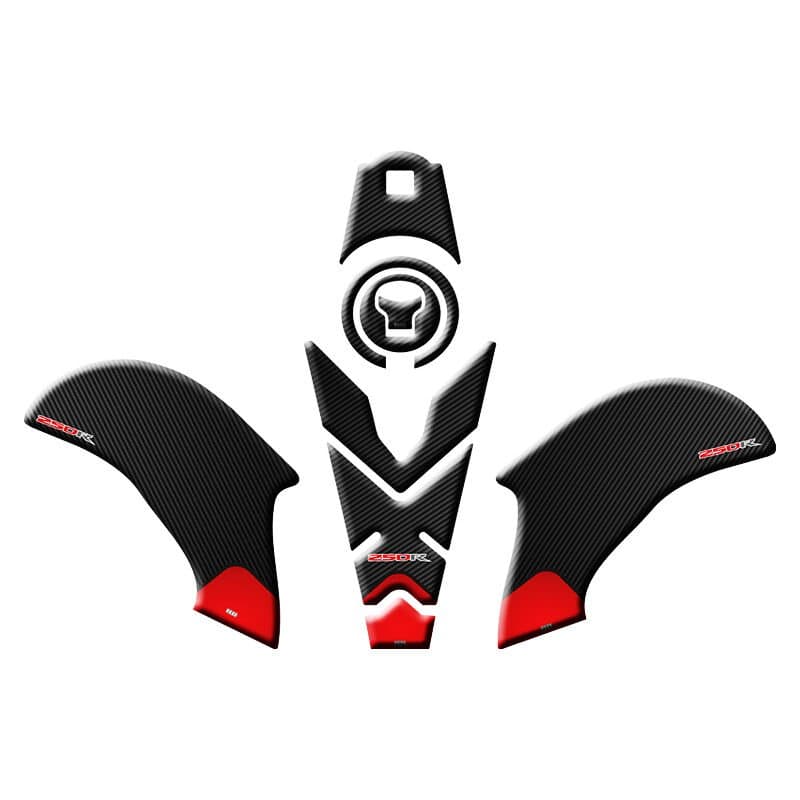 Honda CB250R 2018 - 2023 Uyumlu Tank Pad Set 009 aksesuar