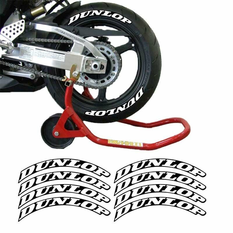 Dunlop Beyaz 3D Lastik Yanak Yazısı aksesuar