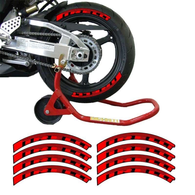Pirelli Kırmızı 3D Lastik Yanak Yazısı aksesuar