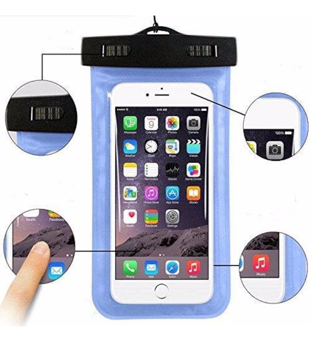 SU Geçirmez Telefon Kılıfı (Boyun İpli) aksesuar