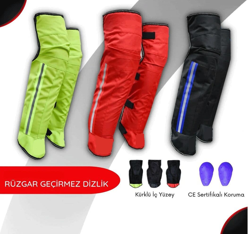 Korumalı Rüzgar Geçirmez Dizlik aksesuar
