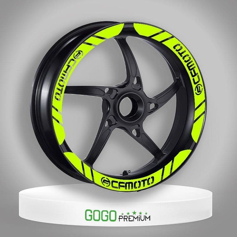 CF Moto Uyumlu FLO Sarı 1 Set Jant Şeridi aksesuar