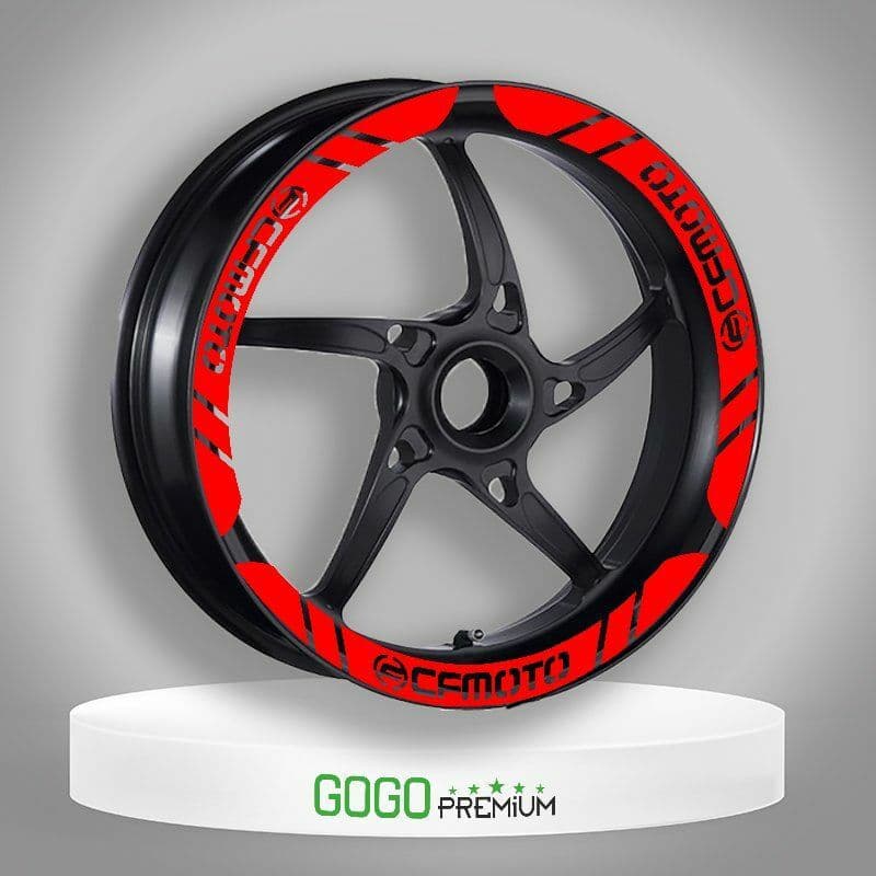 CF Moto Uyumlu Kırmızı 1 Set Jant Şeridi aksesuar