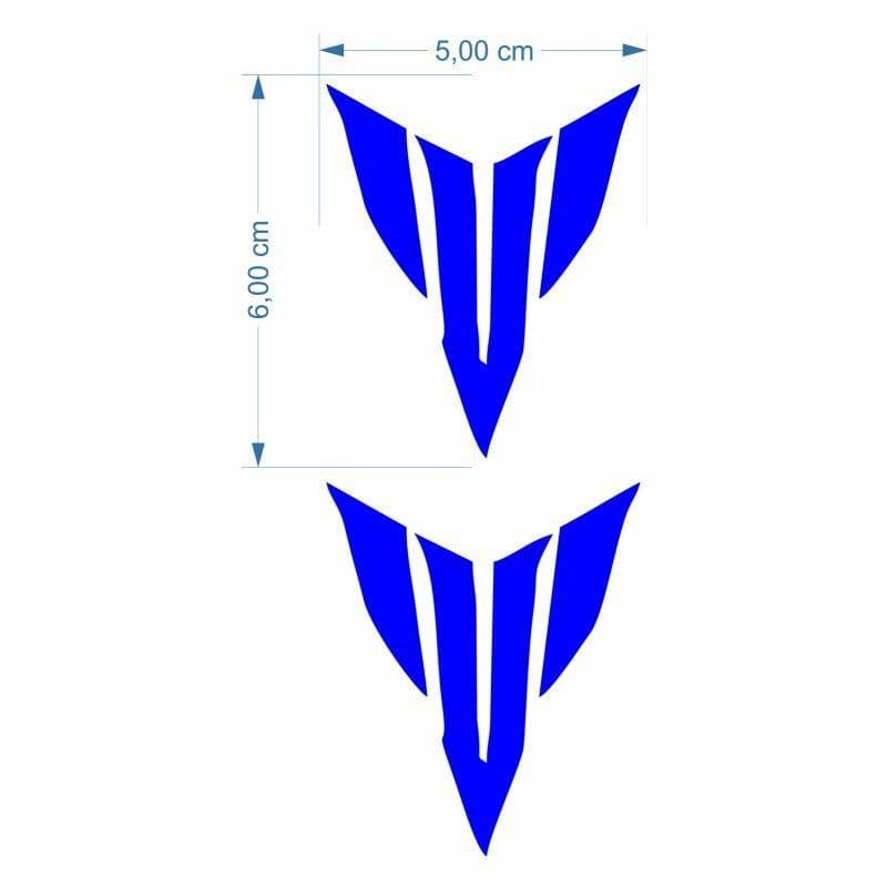 MT Logo 5 X 5 Cm Mavi Sticker 2 Lİ aksesuar