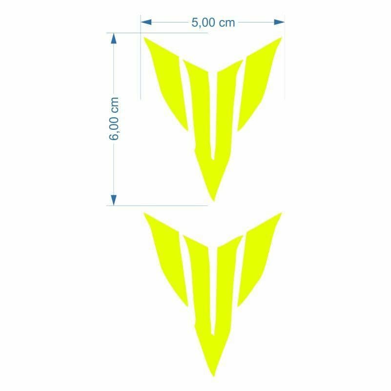 MT Logo 5 X 5 Cm FLO Sarı Sticker 2 Lİ aksesuar