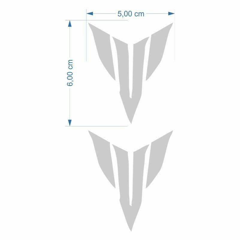 MT Logo 5 X 5 Cm GRİ Sticker 2 Lİ aksesuar
