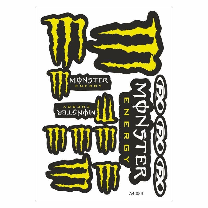 A4 Sticker 086 TEK Paket Çoklu Sticker aksesuar