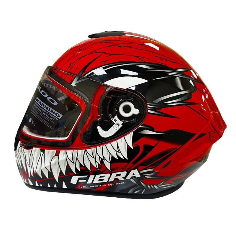 Fibra Full Face Kask Şeffaf Vizör Model 3 aksesuar