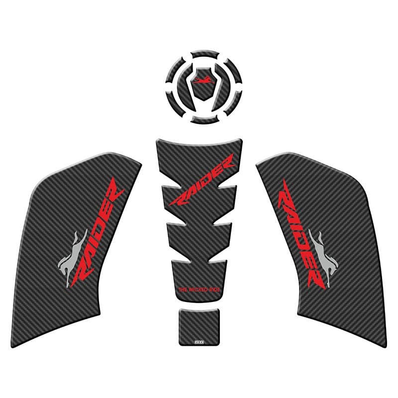 TVS Raıder 125 2023 - 2024 Uyumlu Tank PAD Set 002 aksesuar