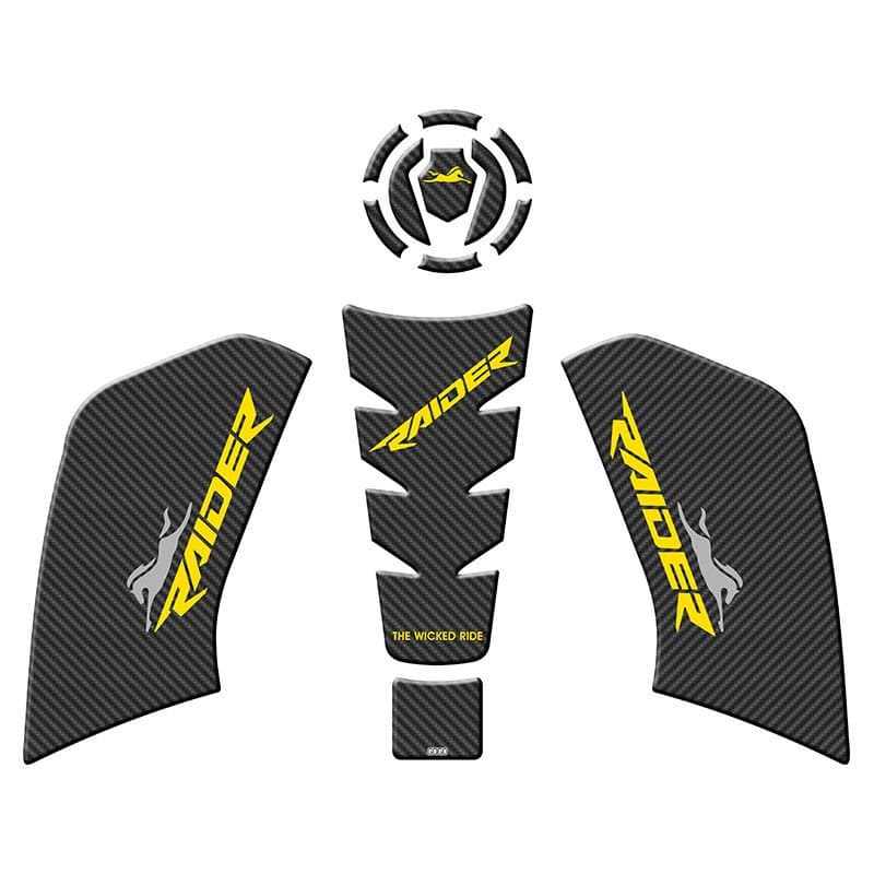 TVS Raıder 125 2023 - 2024 Uyumlu Tank PAD Set 003 aksesuar