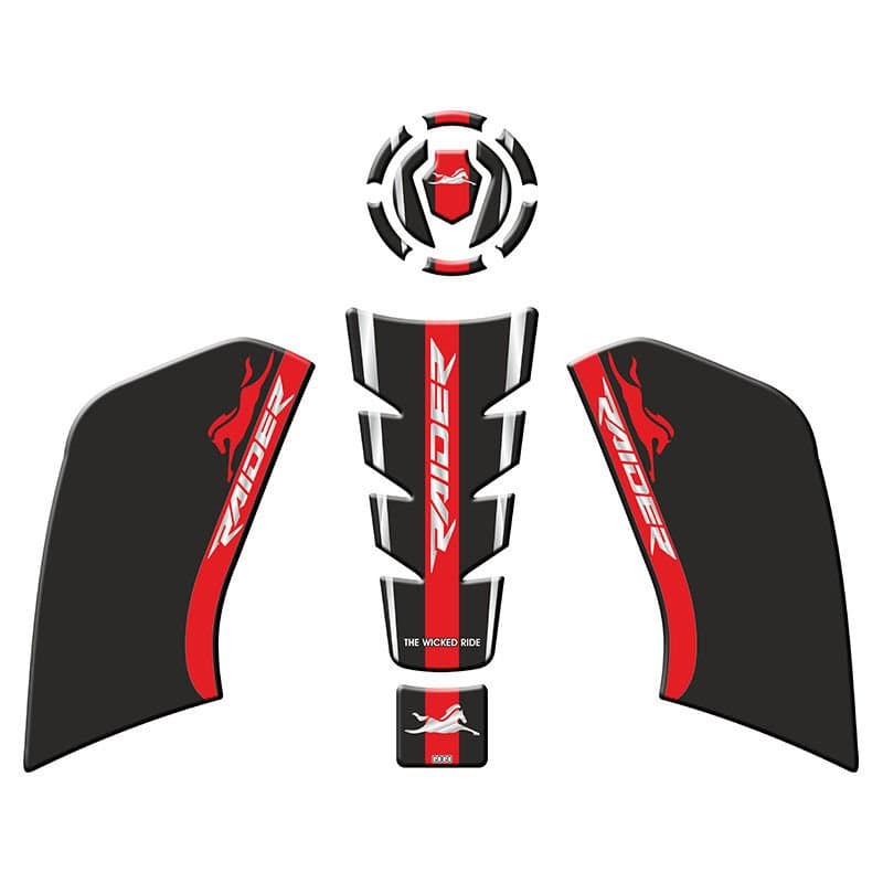TVS Raıder 125 2023 - 2024 Uyumlu Tank PAD Set 006 aksesuar