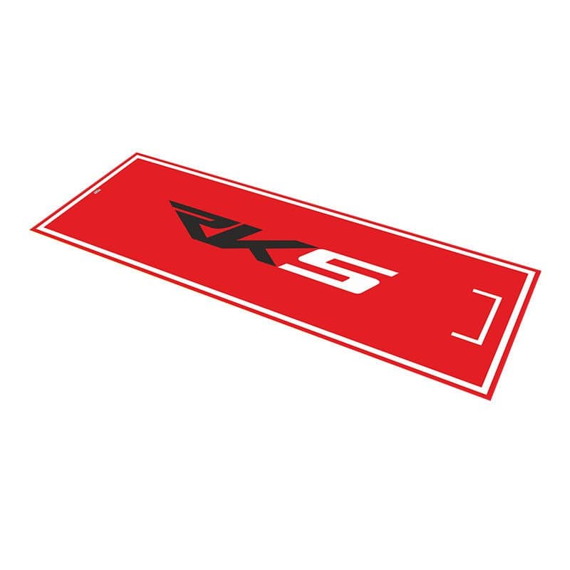 RKS Uyumlu Kırmızı Desenli 80 X 220 Cm Kaydırmaz Motosiklet Halısı aksesuar