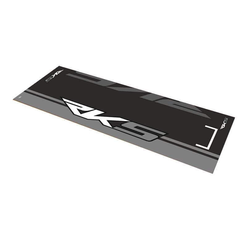 RKS Uyumlu Siyah - GRİ Desenli 80 X 220 Cm Kaydırmaz Motosiklet Halısı aksesuar