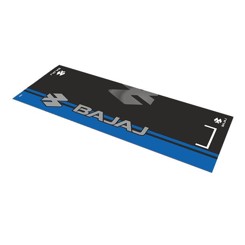 Bajaj Mavi Desenli 80 X 220 Cm Kaydırmaz Motosiklet Halısı aksesuar