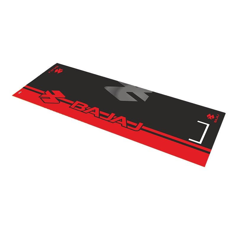 Bajaj Kırmızı Desenli 80 X 220 Cm Kaydırmaz Motosiklet Halısı aksesuar
