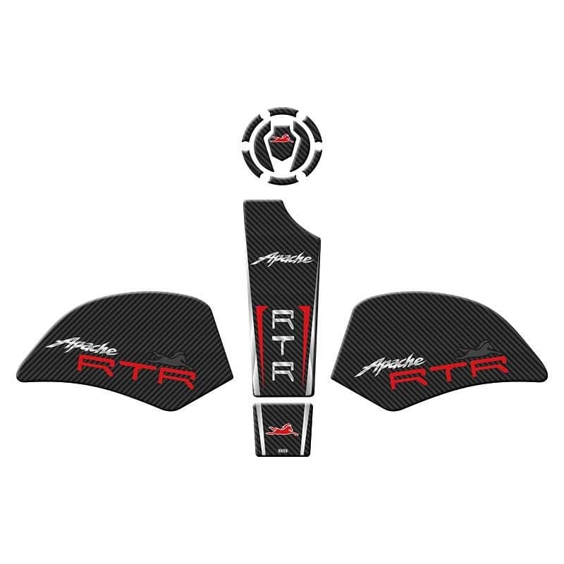 TVS Apache RTR 200 2022 - 2025 Uyumlu Tank PAD Set 002 aksesuar