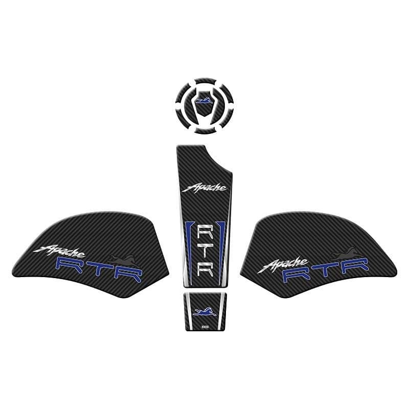 TVS Apache RTR 200 2022 - 2025 Uyumlu Tank PAD Set 003 aksesuar