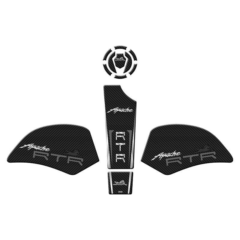 TVS Apache RTR 200 2022 - 2025 Uyumlu Tank PAD Set 004 aksesuar