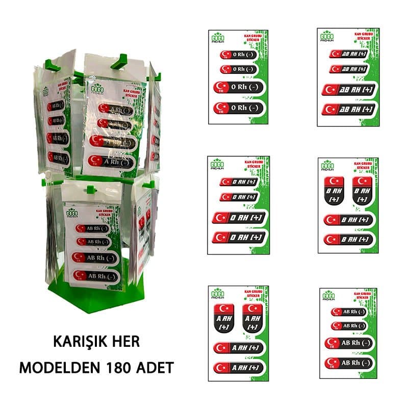 KAN Grubu Set 120 Lİ Damla Logo aksesuar