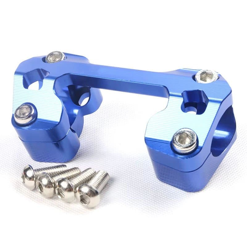 Universal Motosiklet Gidon Kelepçesi 28 Mm Mavi aksesuar