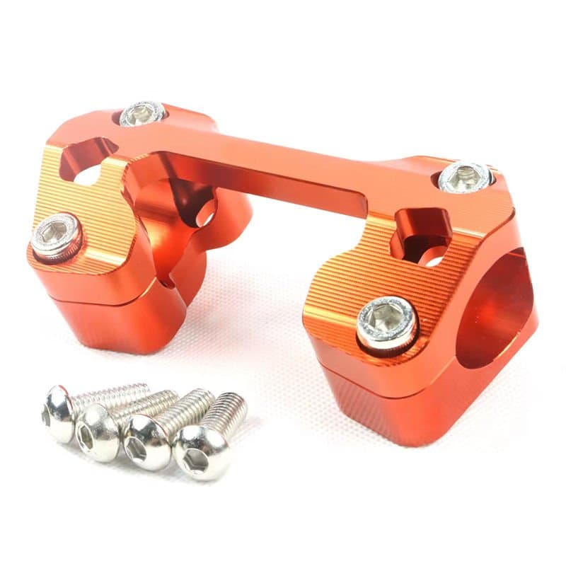 Universal Motosiklet Gidon Kelepçesi 28 Mm Turuncu aksesuar